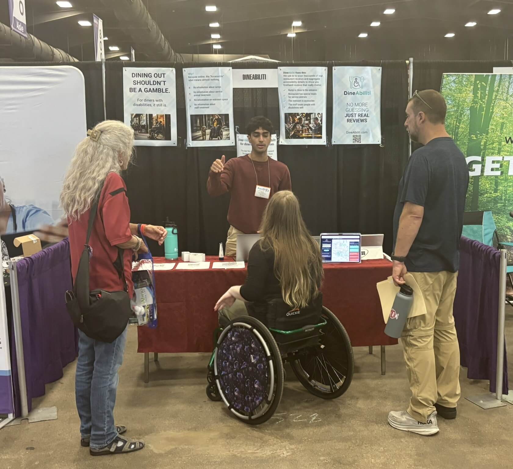 Sanjit at Abilities Expo
